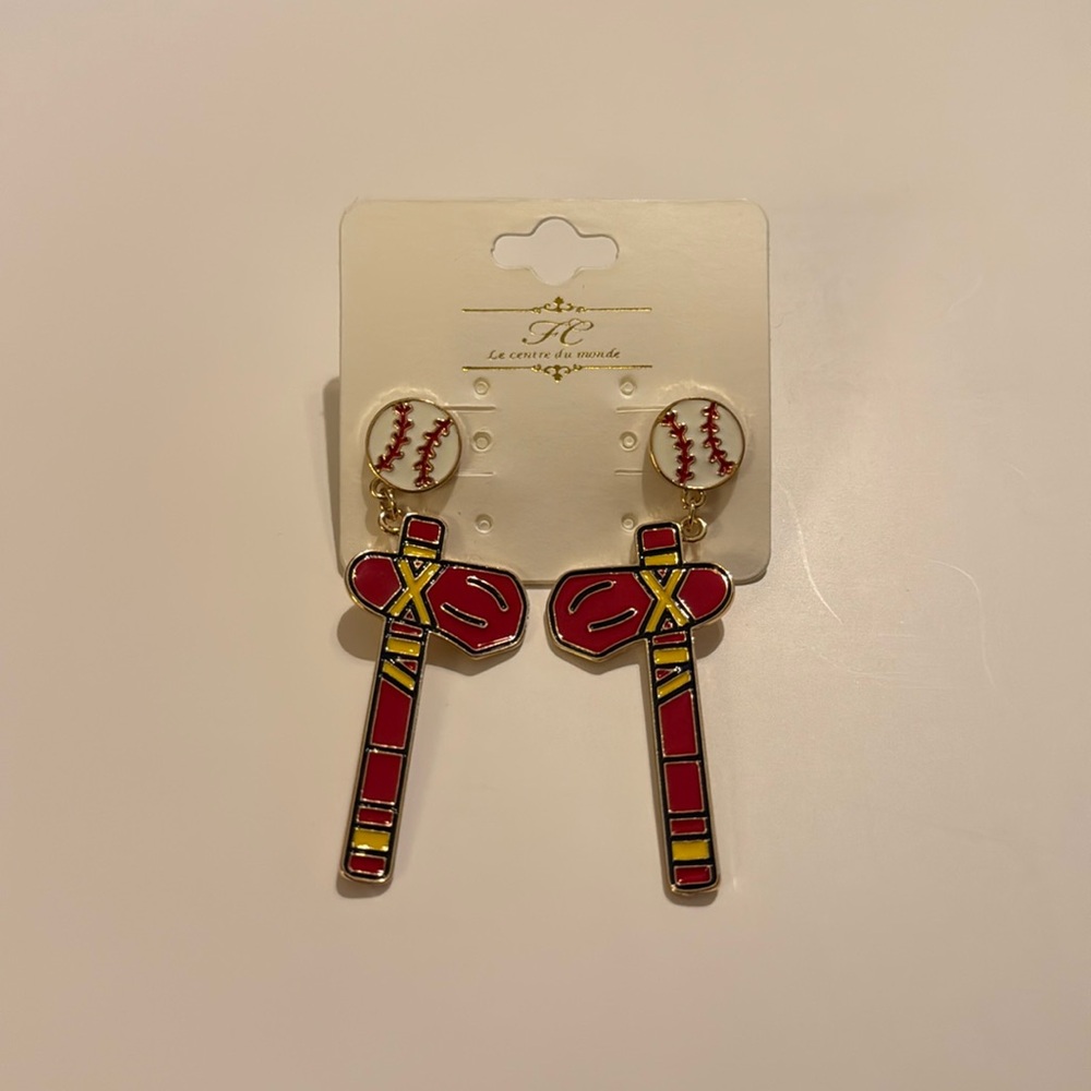 NWT Atlanta Braves Tomahawk Earrings